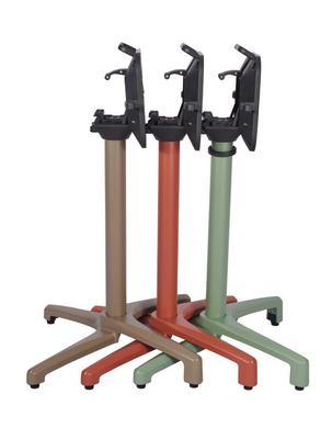 Delta Flip Top Base - Taupe - Dining Height - thumbnail image 2
