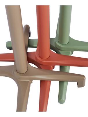 Delta Flip Top Base - Taupe - Dining Height - thumbnail image 3