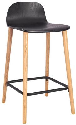 Ellie Mid Height Stool (Wood Legs Lacq)