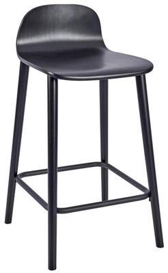 Ellie Mid Height Stool (Wood Legs Black)