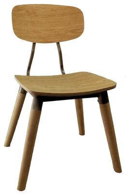Josie Side Chair Wood Legs - Lacquered Legs / Clear EPC Frame