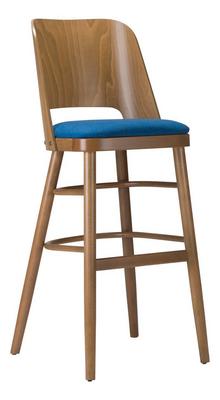 Francesca Highchair Veneer Back / Upholstered Seat