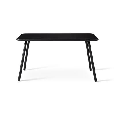 Rio Black Aluminium Table 6 Seater 1400x800